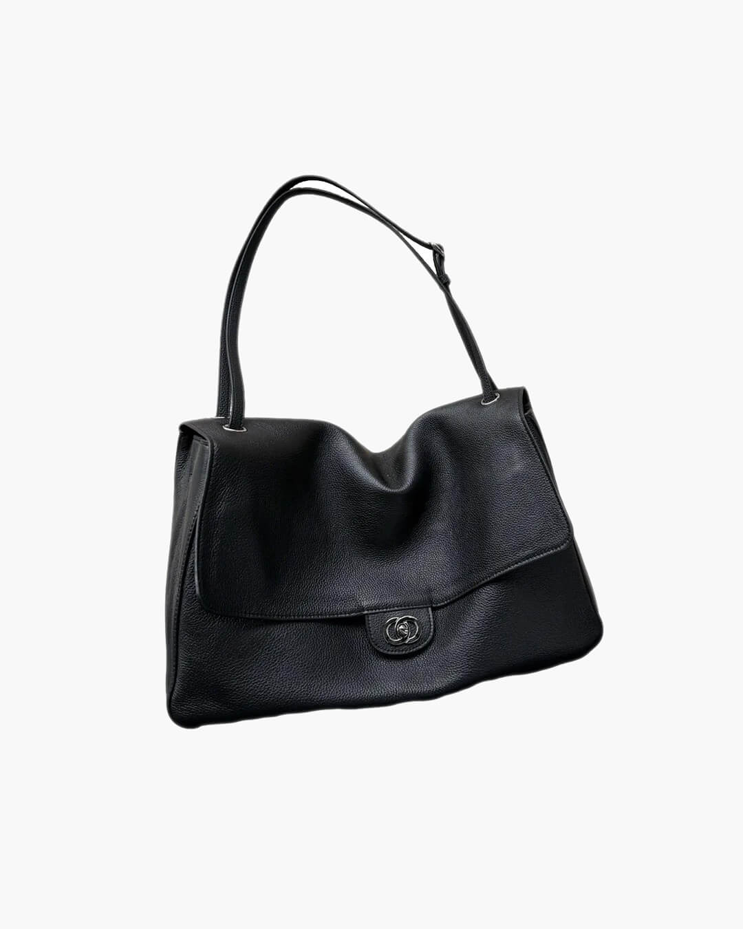 Emma Schultertasche mit Schnalle und Klappe