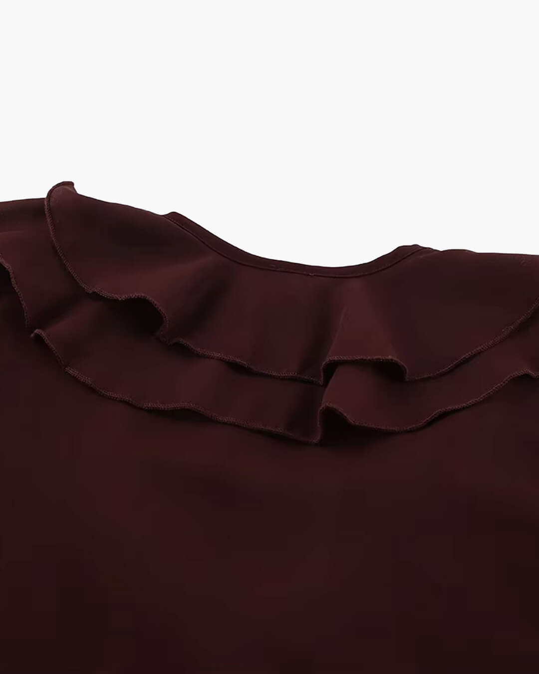 Monica Tie Neck Ruffled Blouse
