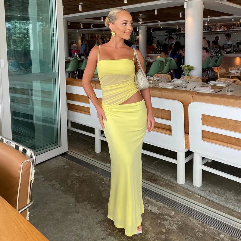 Sophia Zweiteiliges Crop-Kleid Set