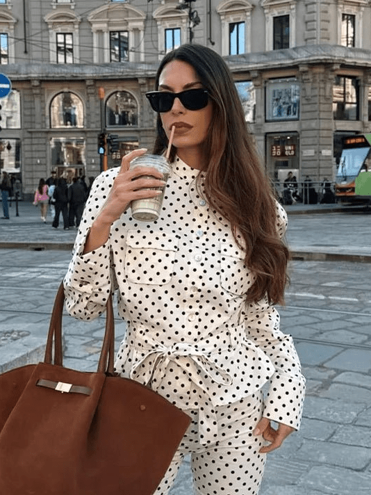 Marianne Polka-Dot Capri-Set