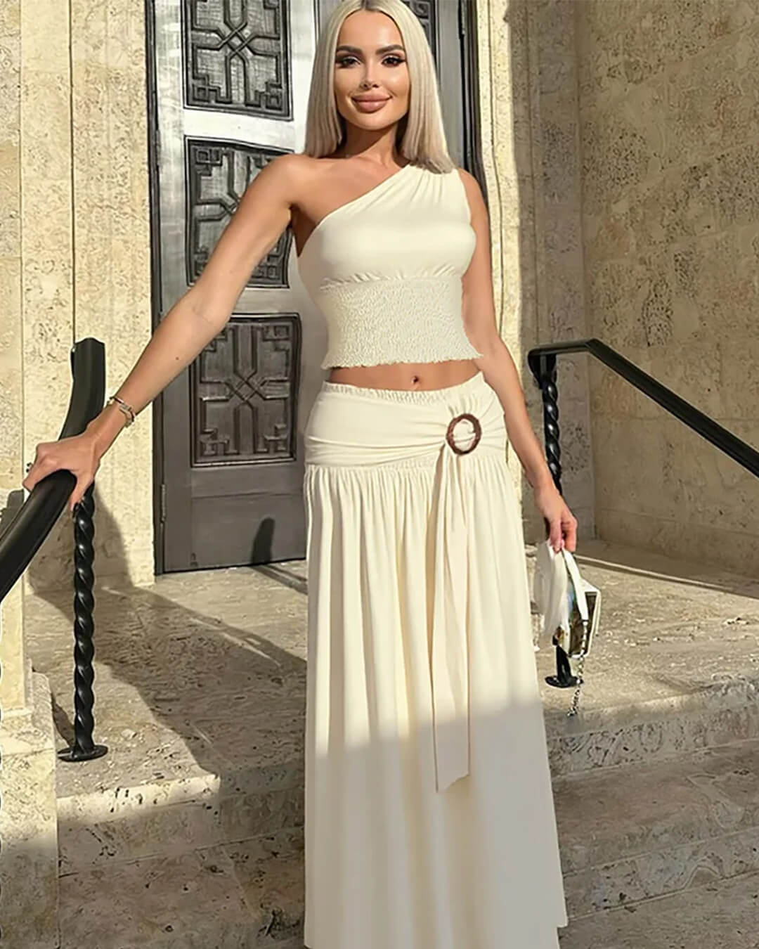 Bethany taillierter Maxi-Rock-Set