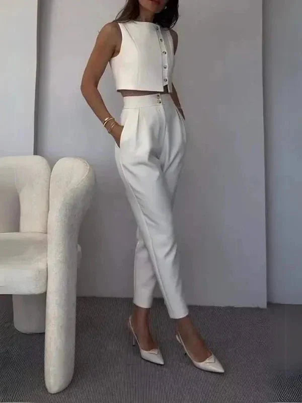 Hayley Cropped Top Zweiteiler