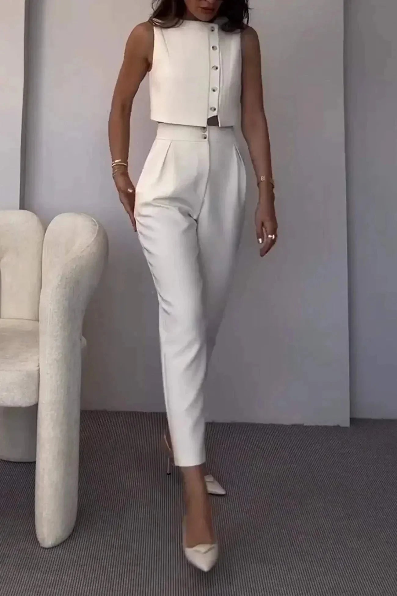 Hayley Cropped Top Zweiteiler