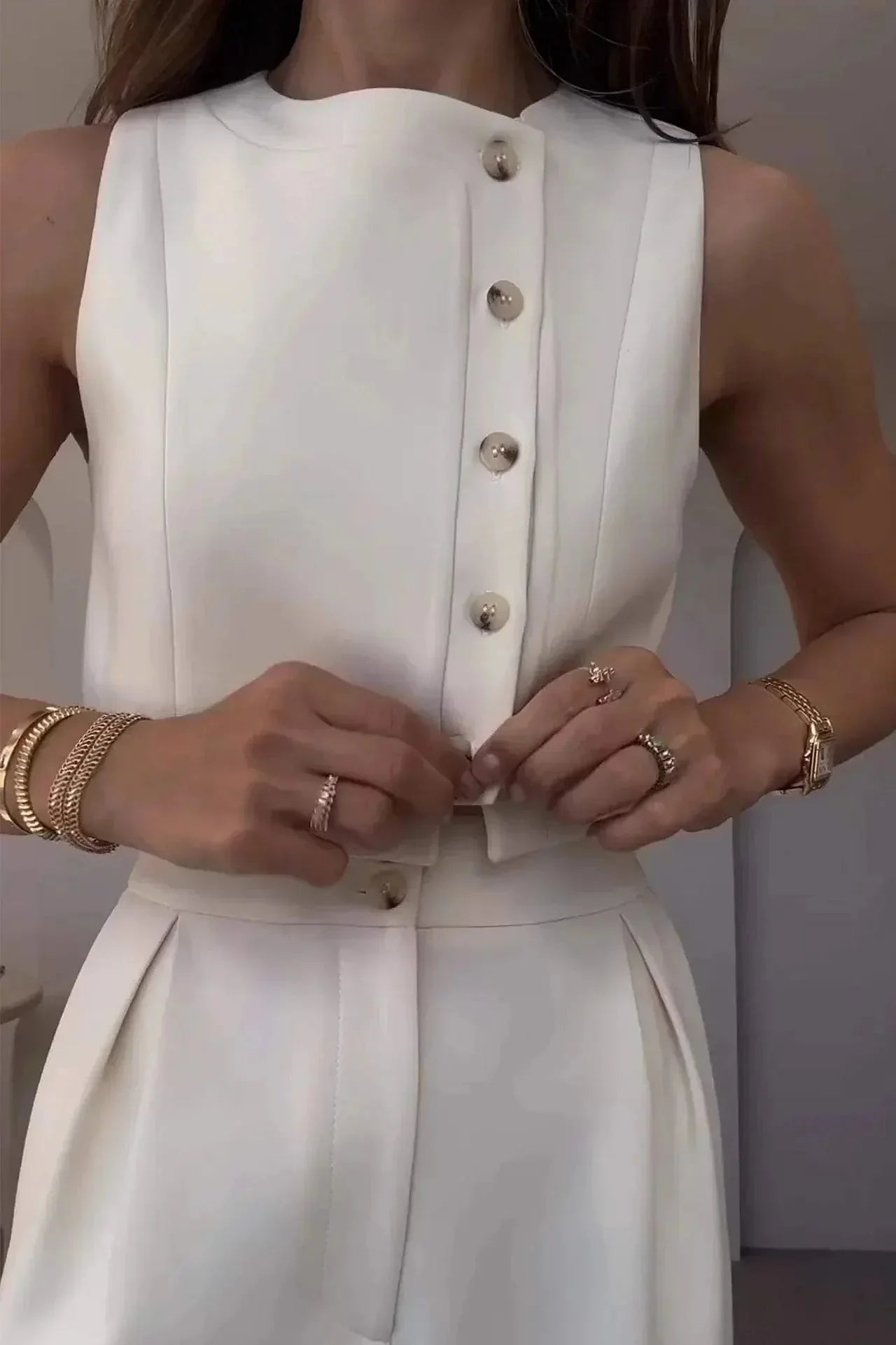 Hayley Cropped Top Zweiteiler