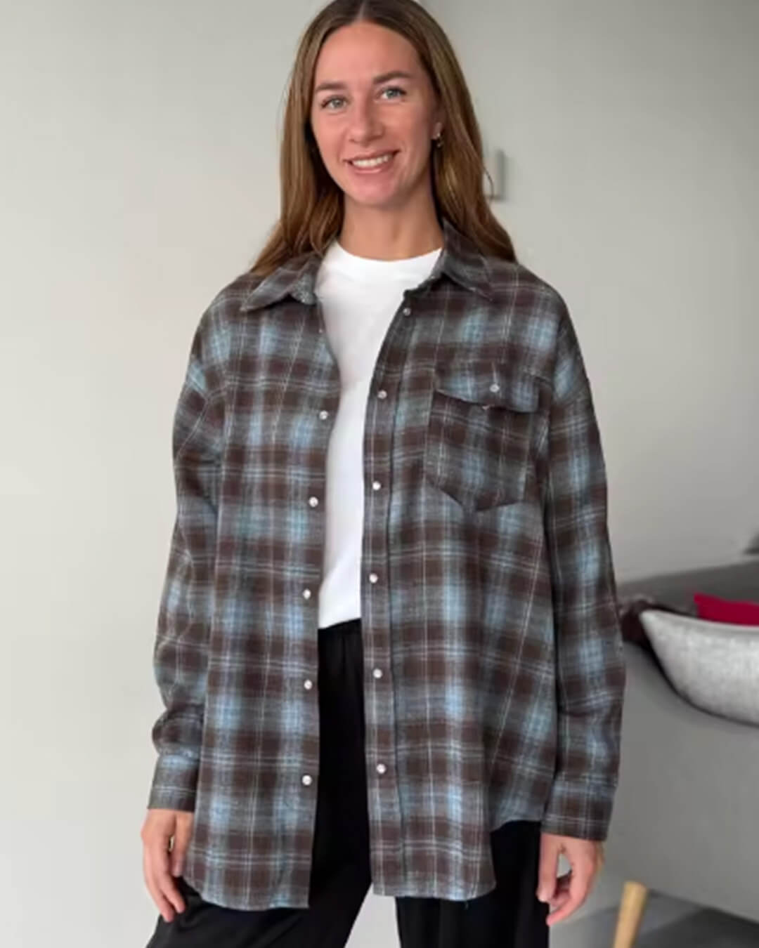 Kate Oversized Karohemd