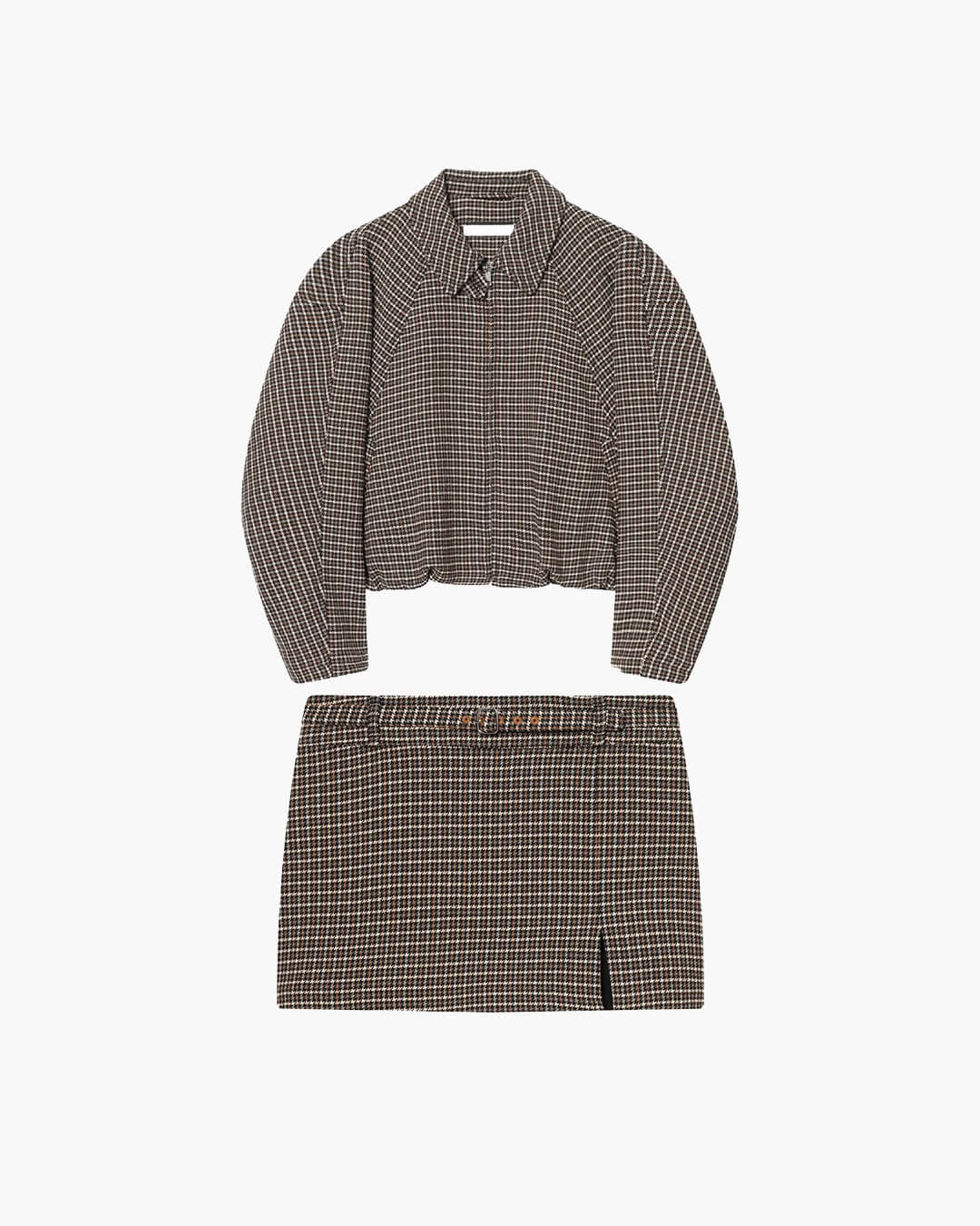 Erica Houndstooth Wool Jacket