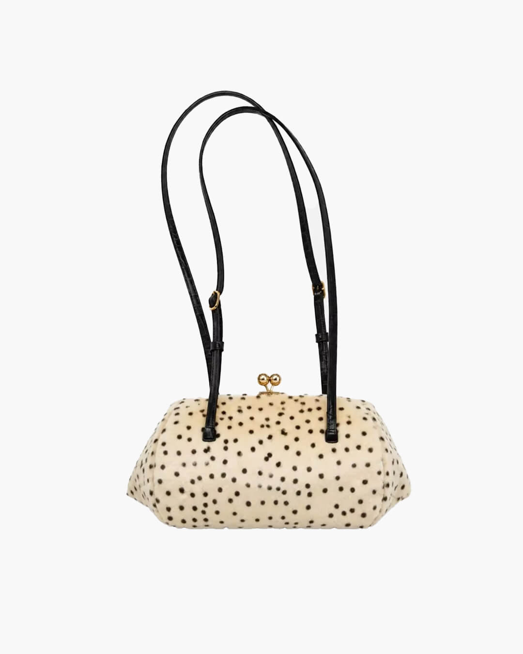 Layla Cheetah Faux Fur Shoulder Bag