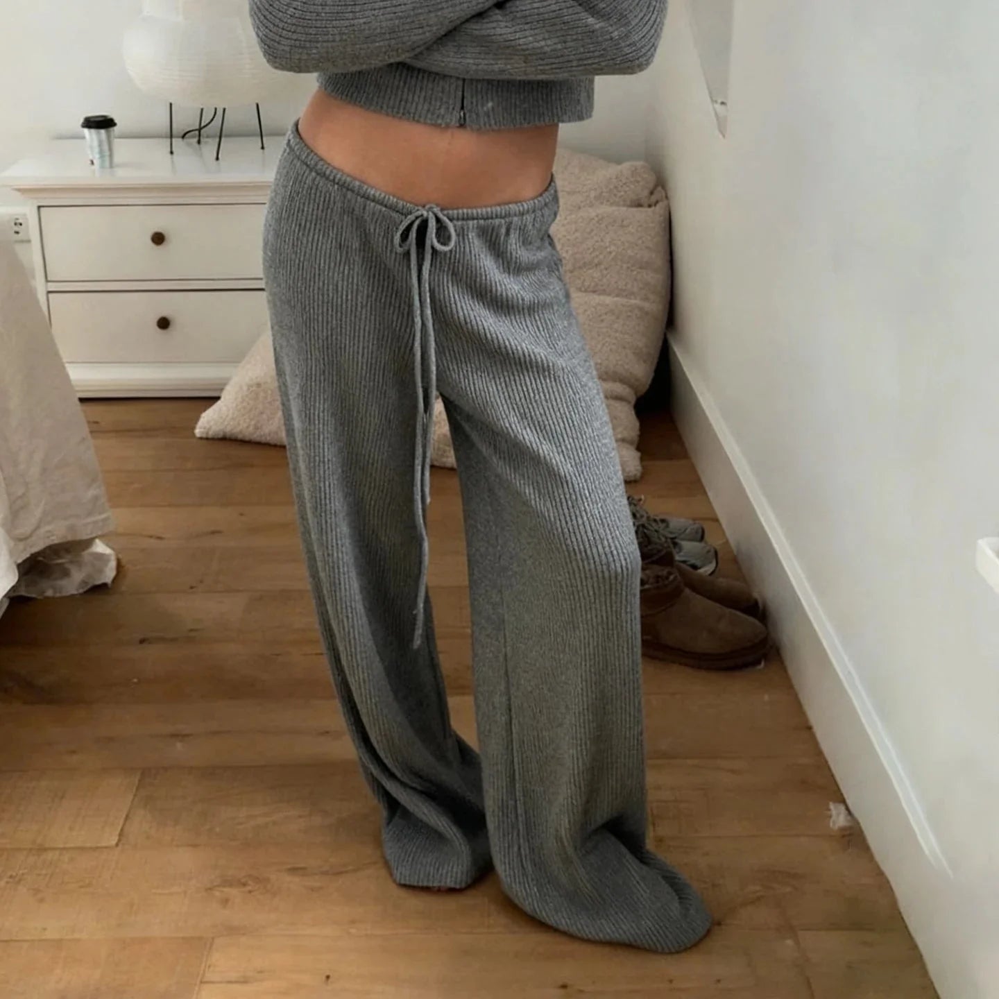 Ariane gestrickte Lounge-Hose