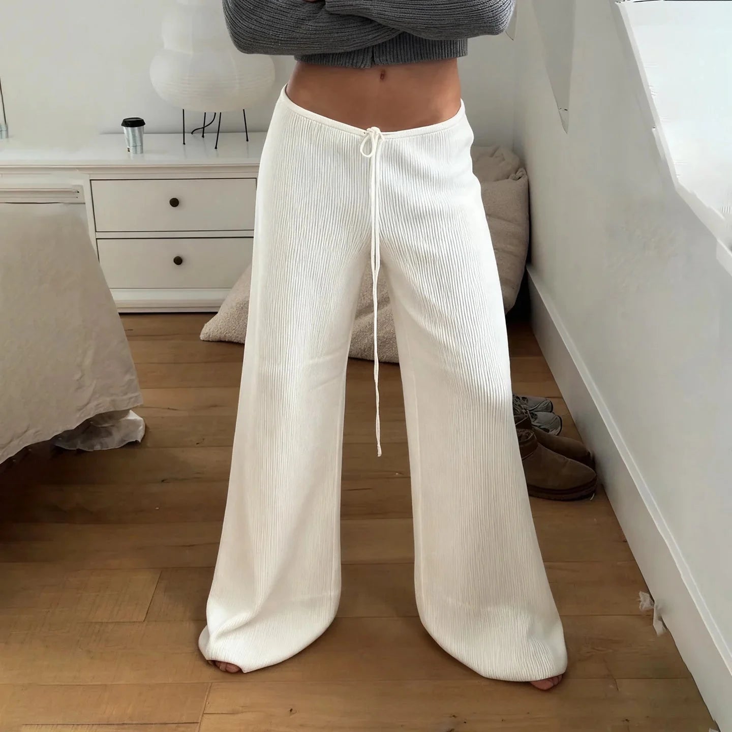 Ariane gestrickte Lounge-Hose