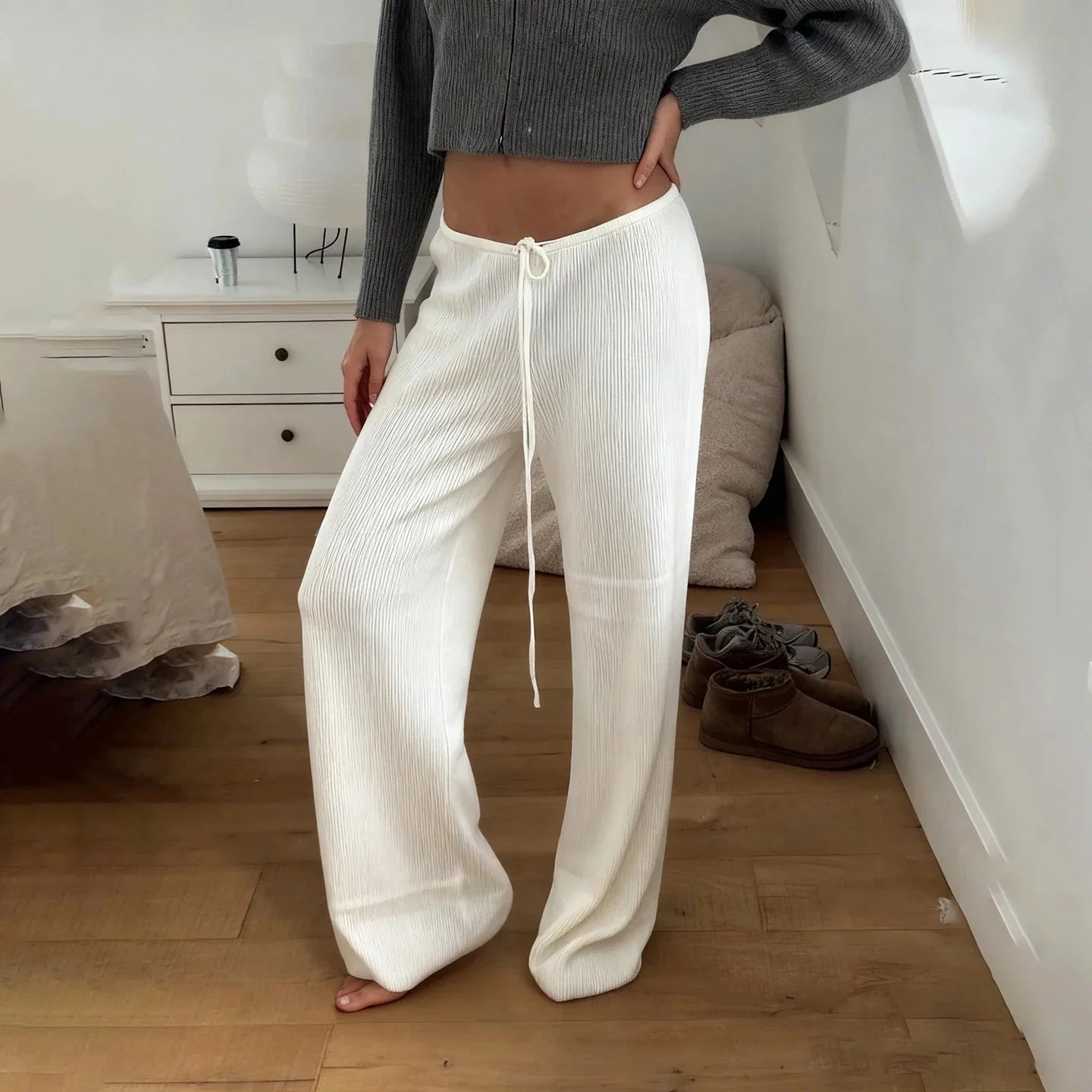 Ariane gestrickte Lounge-Hose
