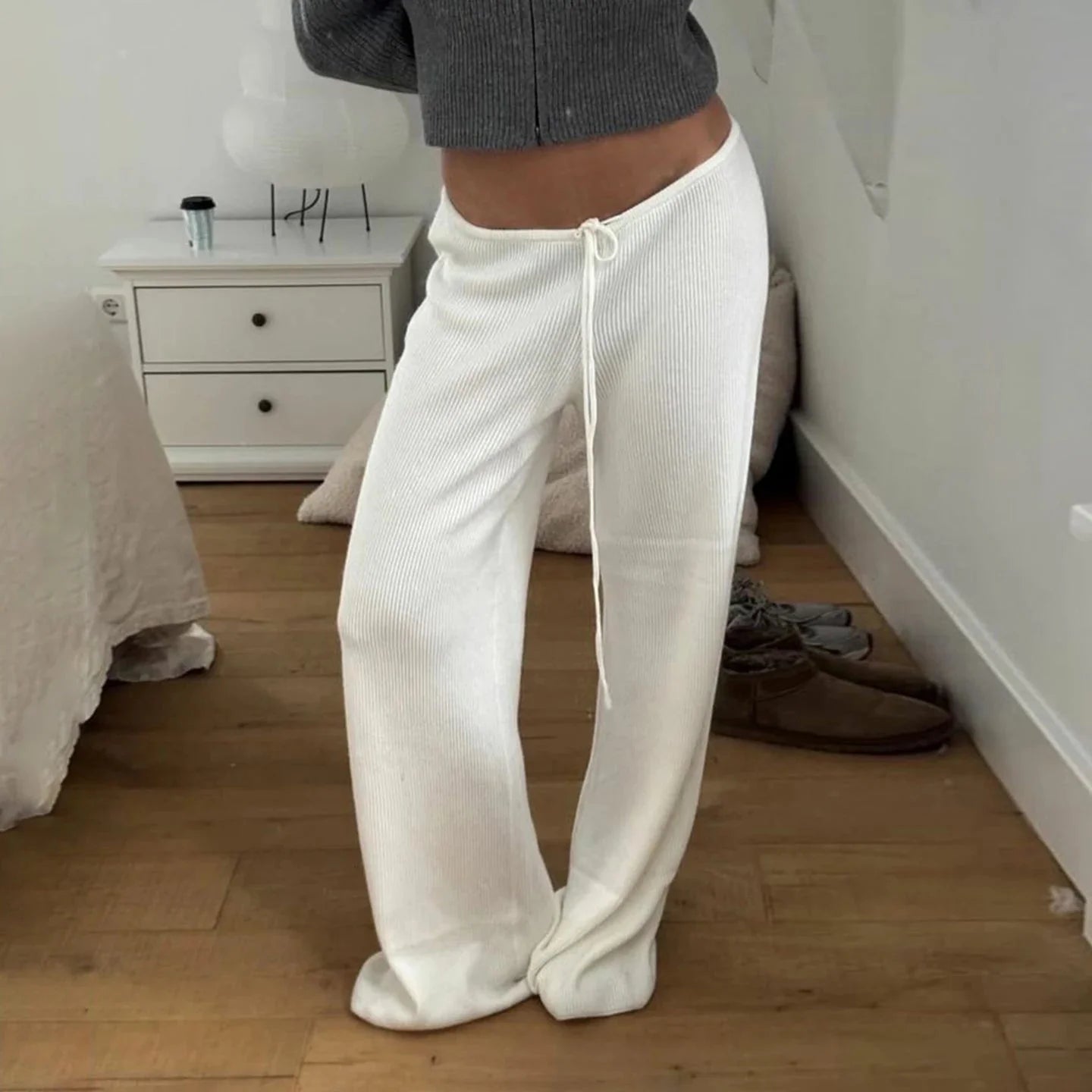 Ariane gestrickte Lounge-Hose