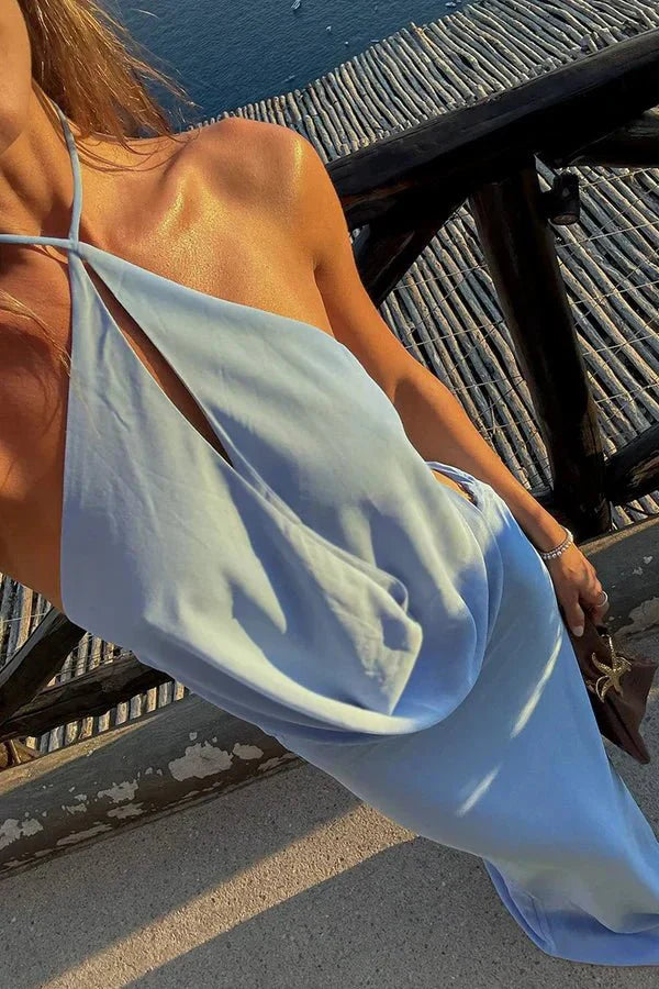 Yasmin Halterneck Cutout Maxi-Set