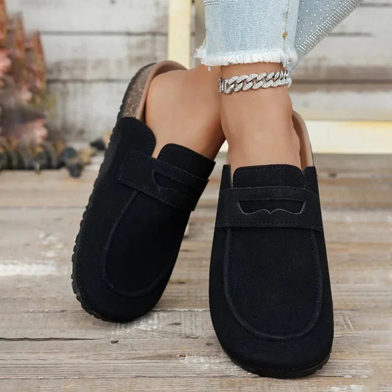 Klea Cork Suede Mules