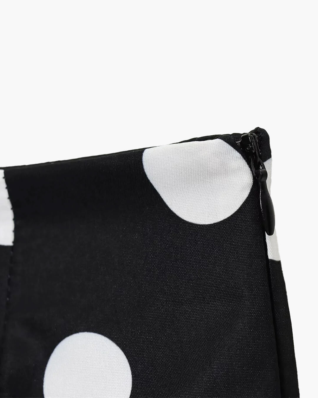 Marjorie Polka-Dot High-Waist Mini-Shorts