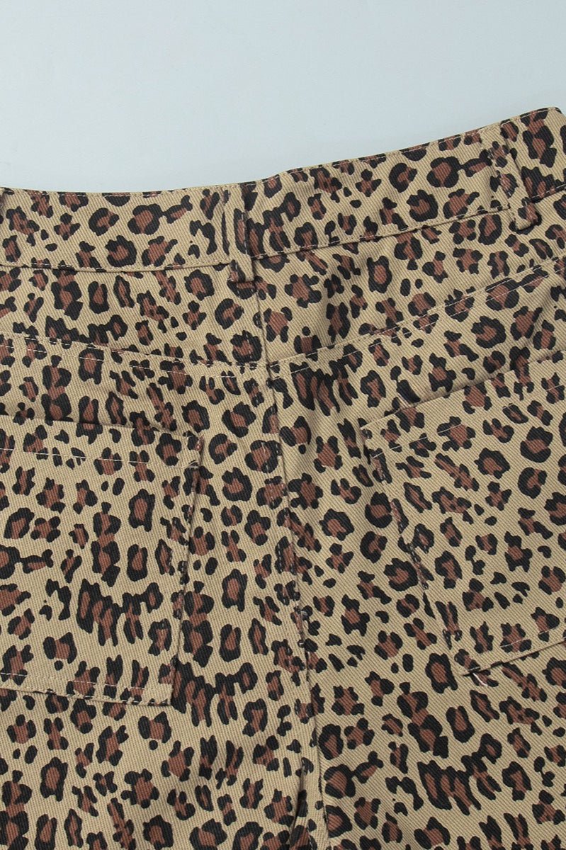 Carla Leopard Print Shorts