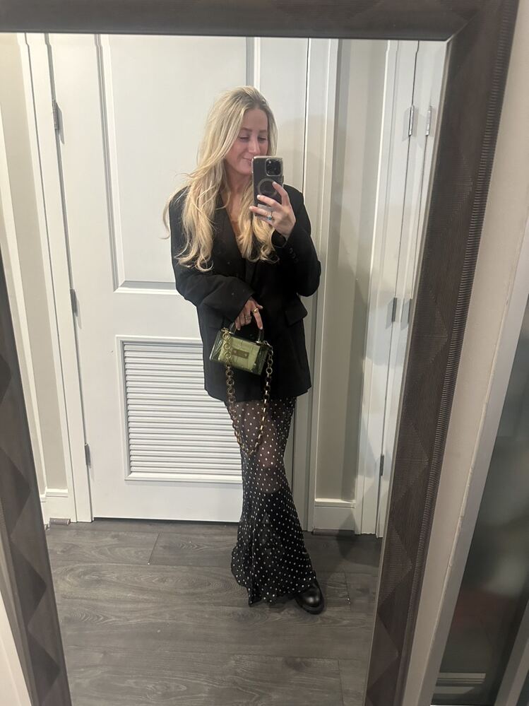 Shirley Polka Dot Maxi-Rock