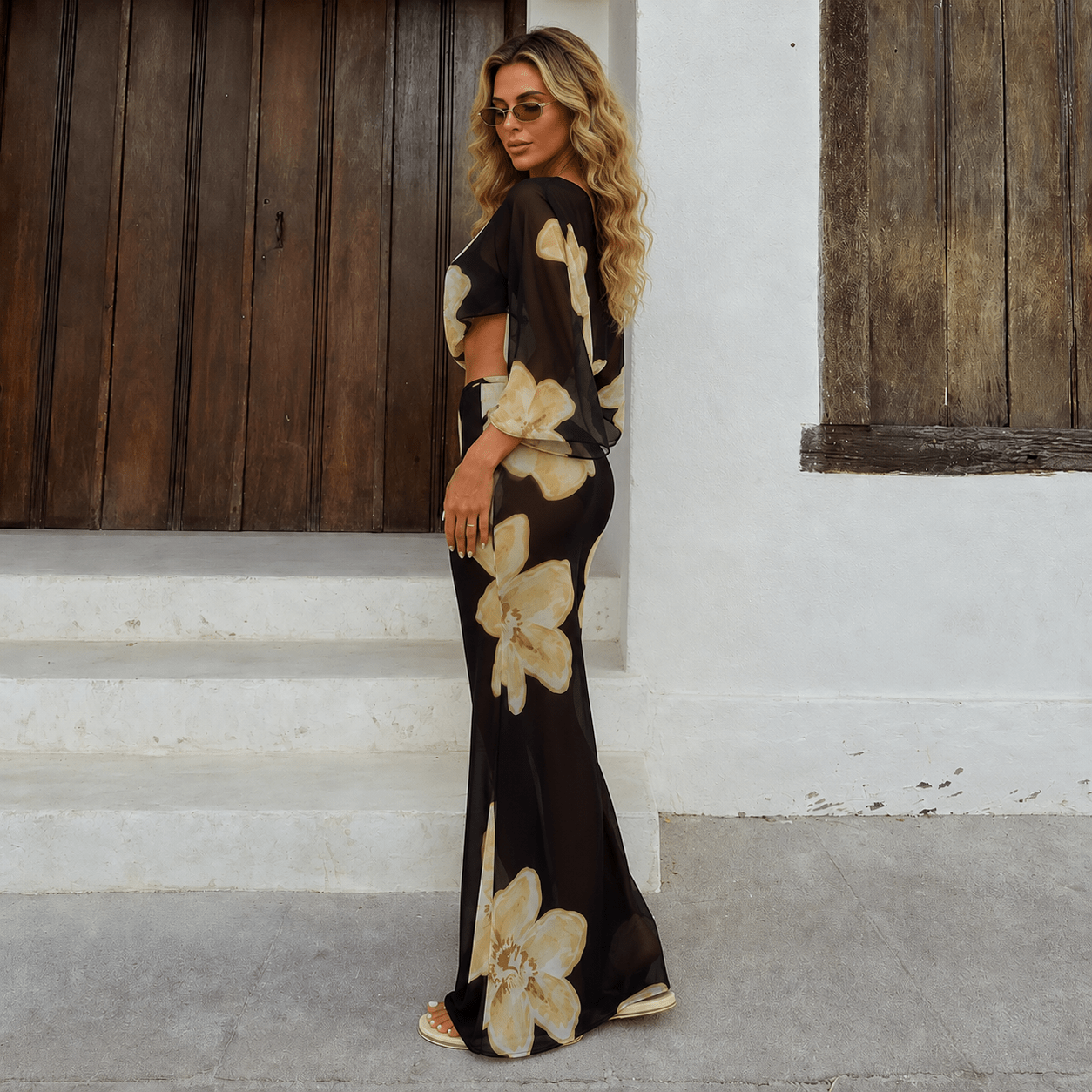 Elena Blumen Maxi-Rock-Set