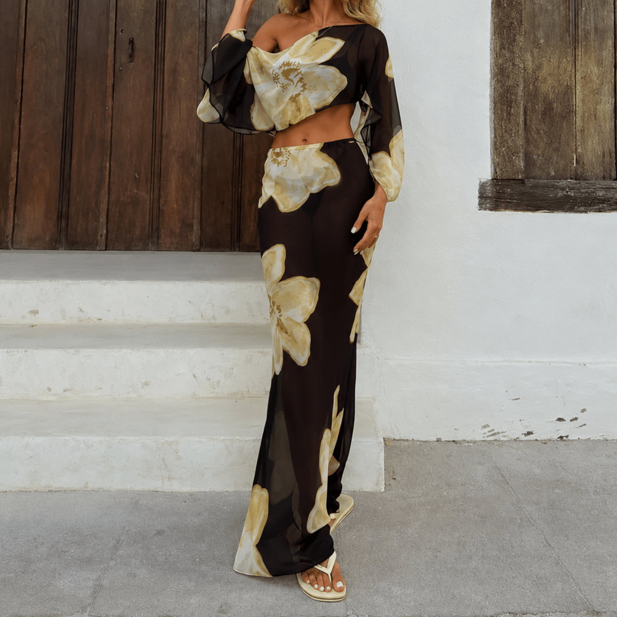 Elena Blumen Maxi-Rock-Set