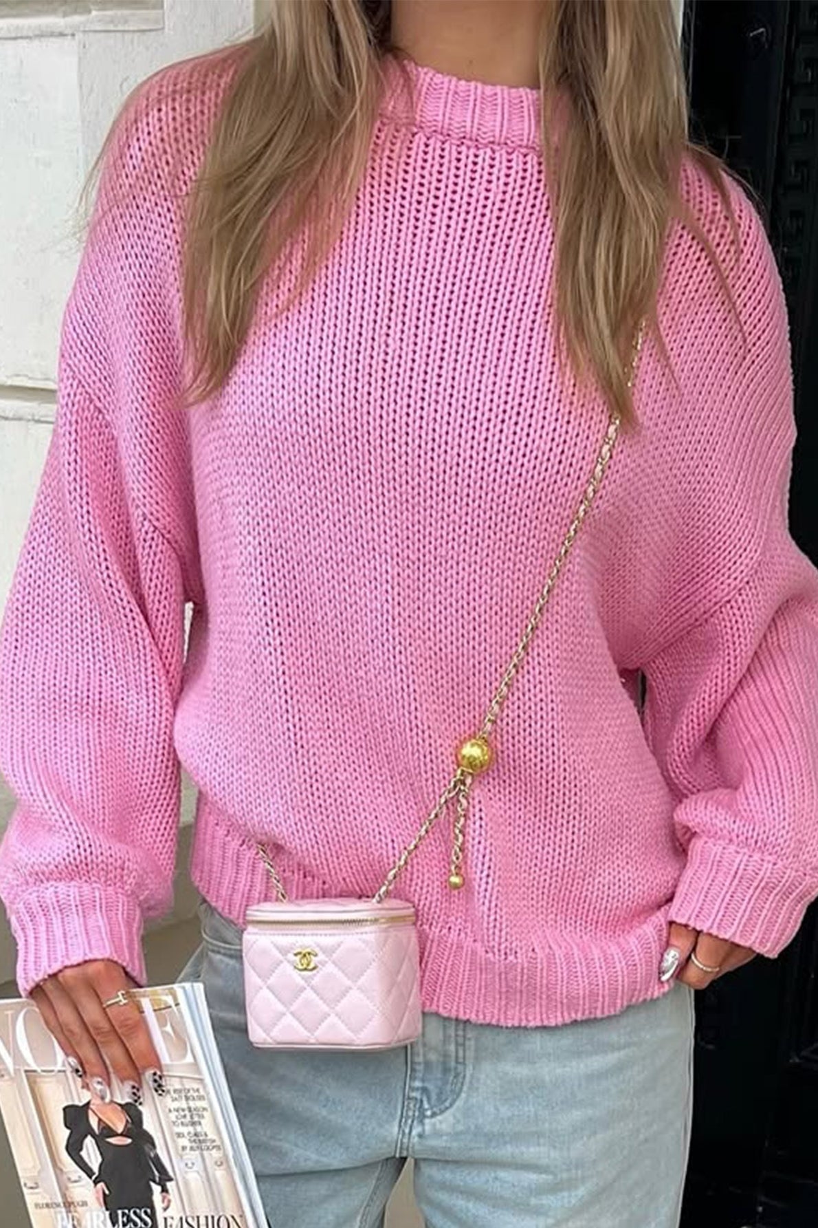 Sandra Rundhals-Pullover zum Layern