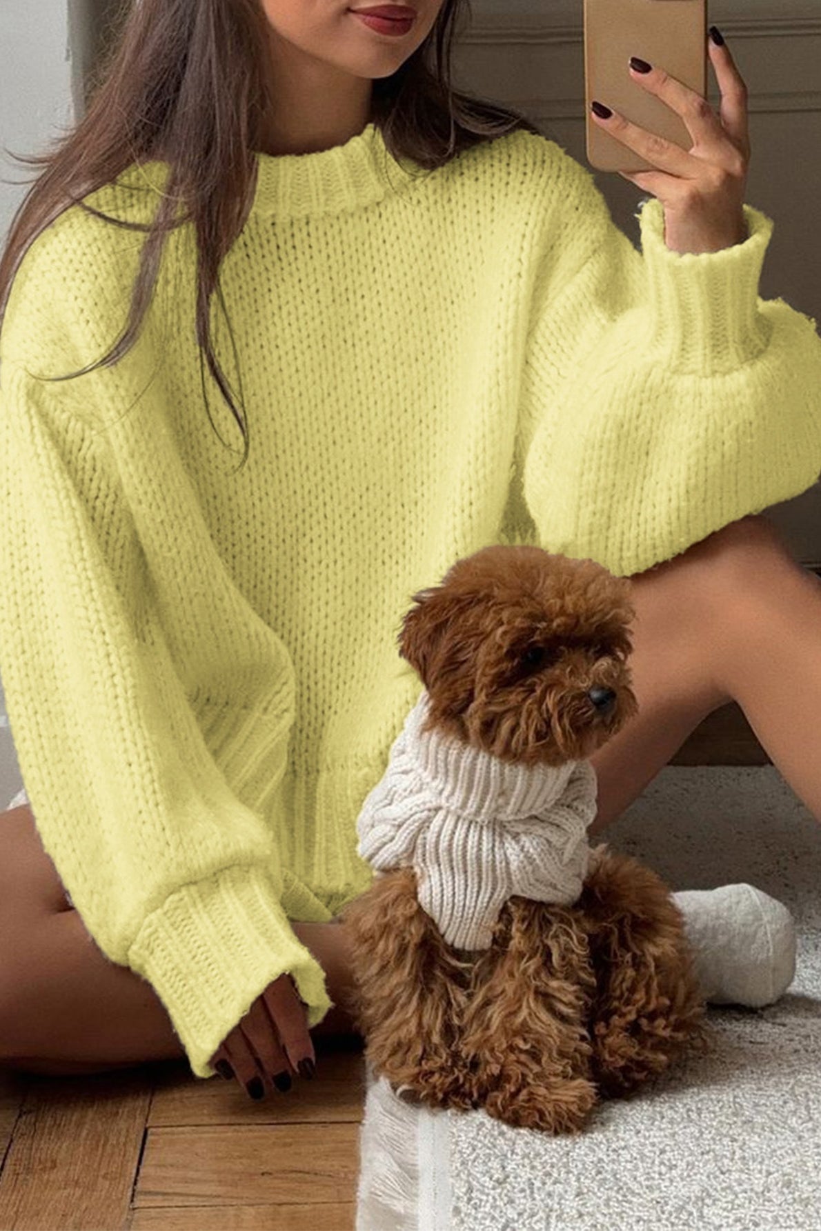 Sandra Rundhals-Pullover zum Layern