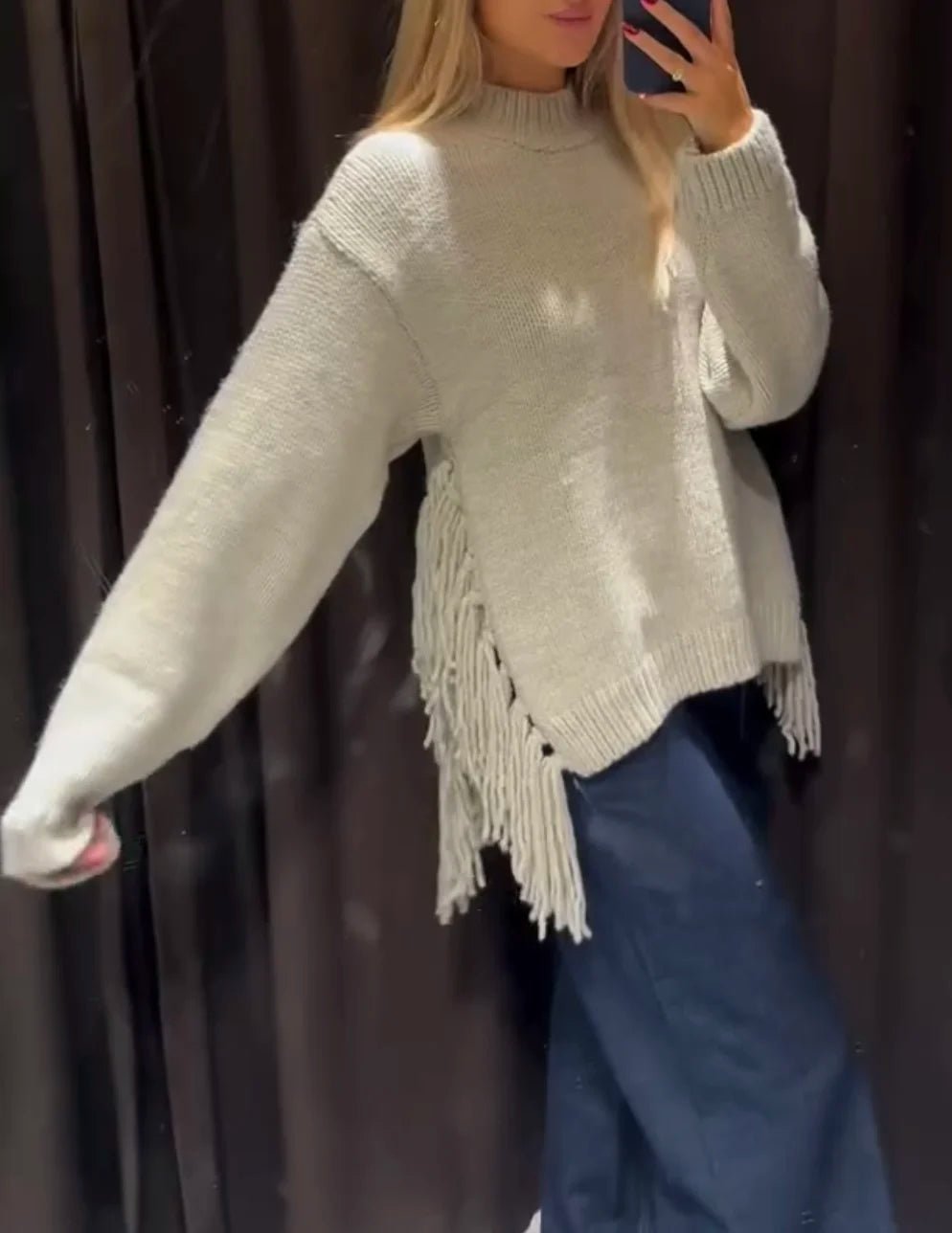Eva Quasten-Strickpullover