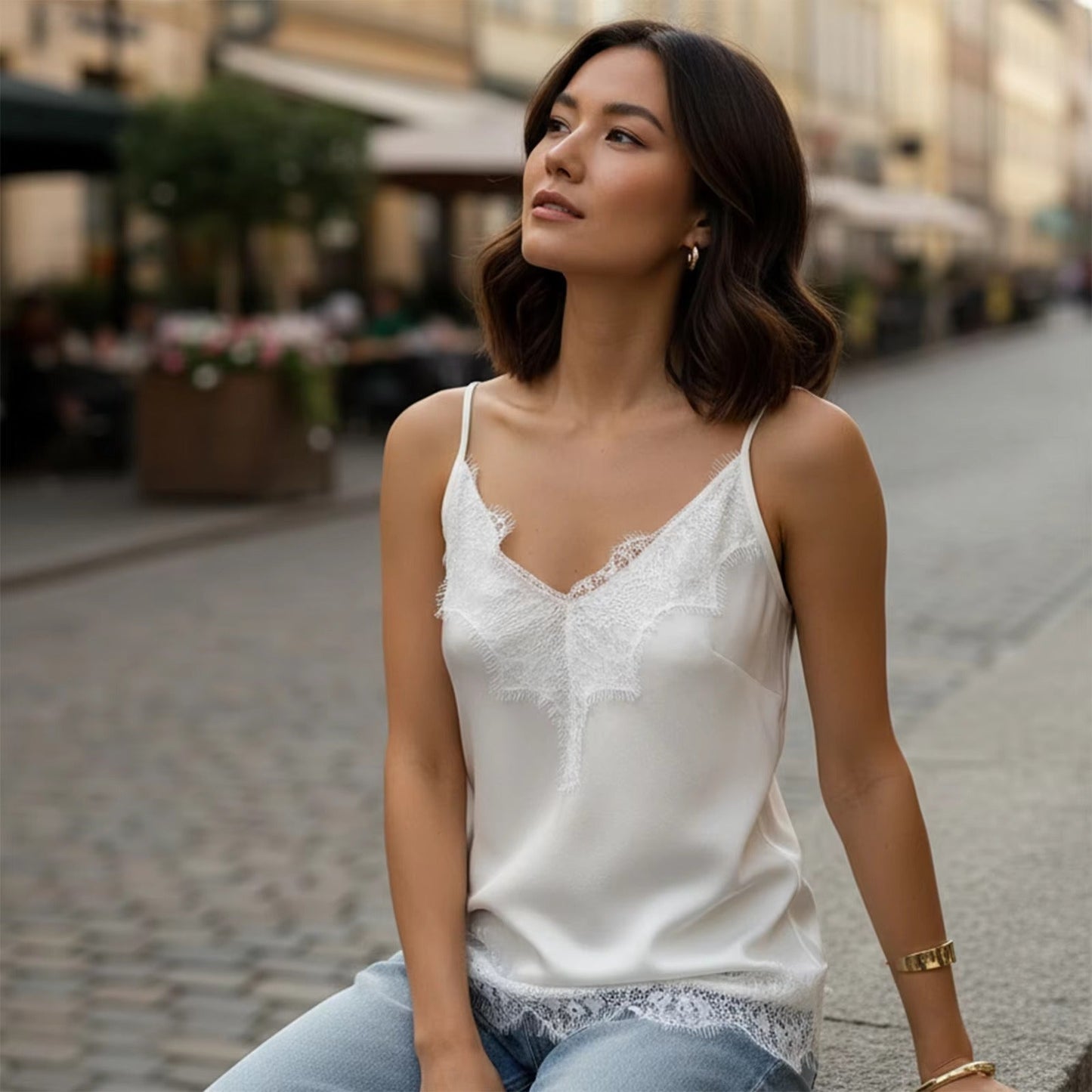 Marley Satin-Camisole-Top