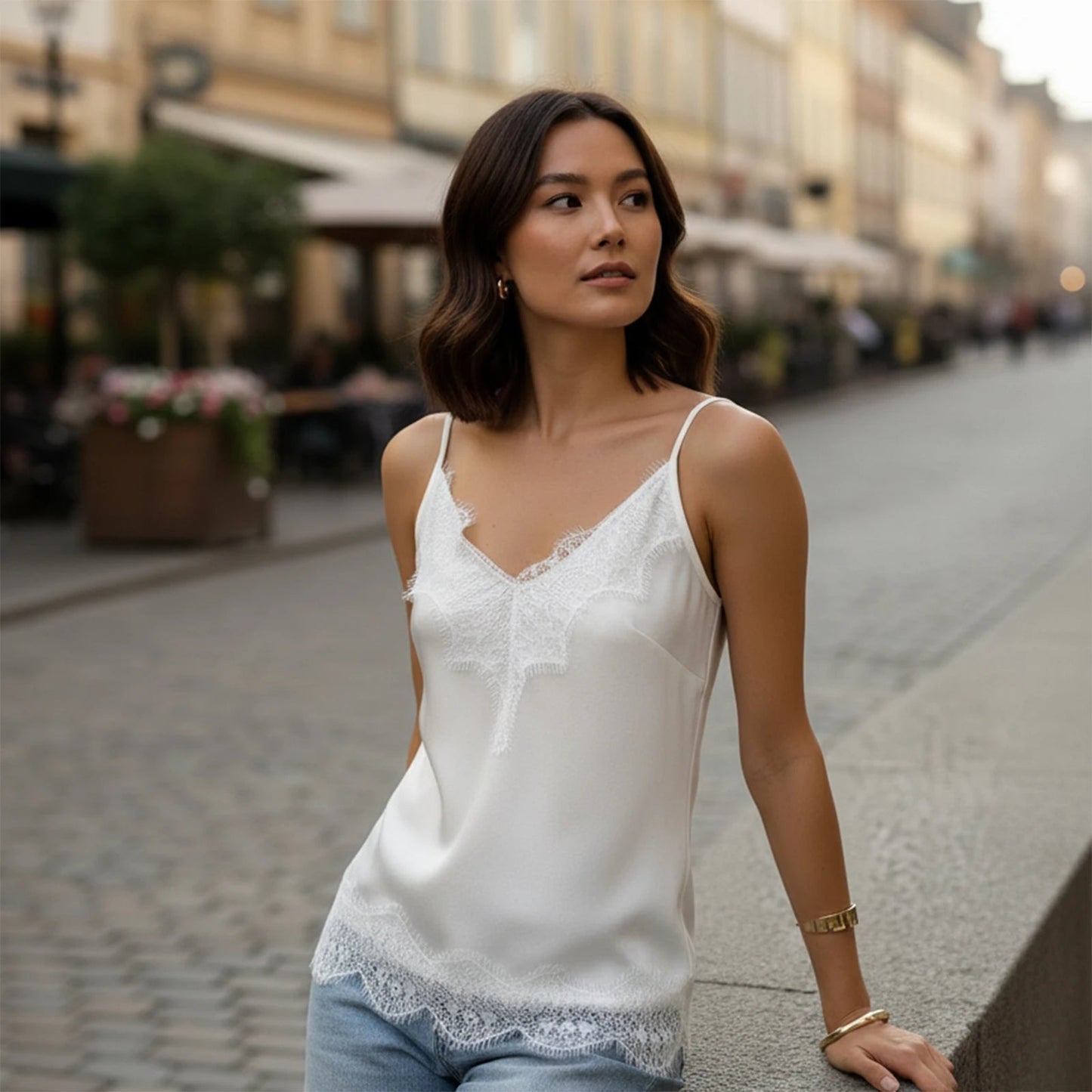 Marley Satin-Camisole-Top