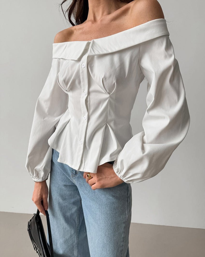 Rhea Off-Shoulder-Top