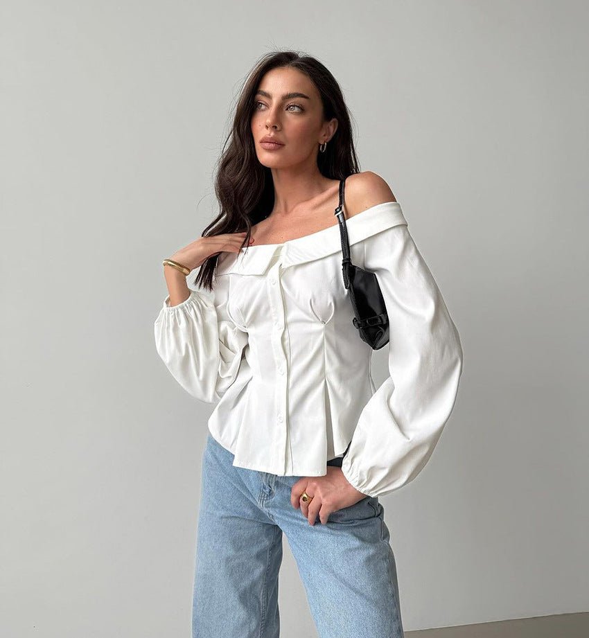 Rhea Off-Shoulder-Top