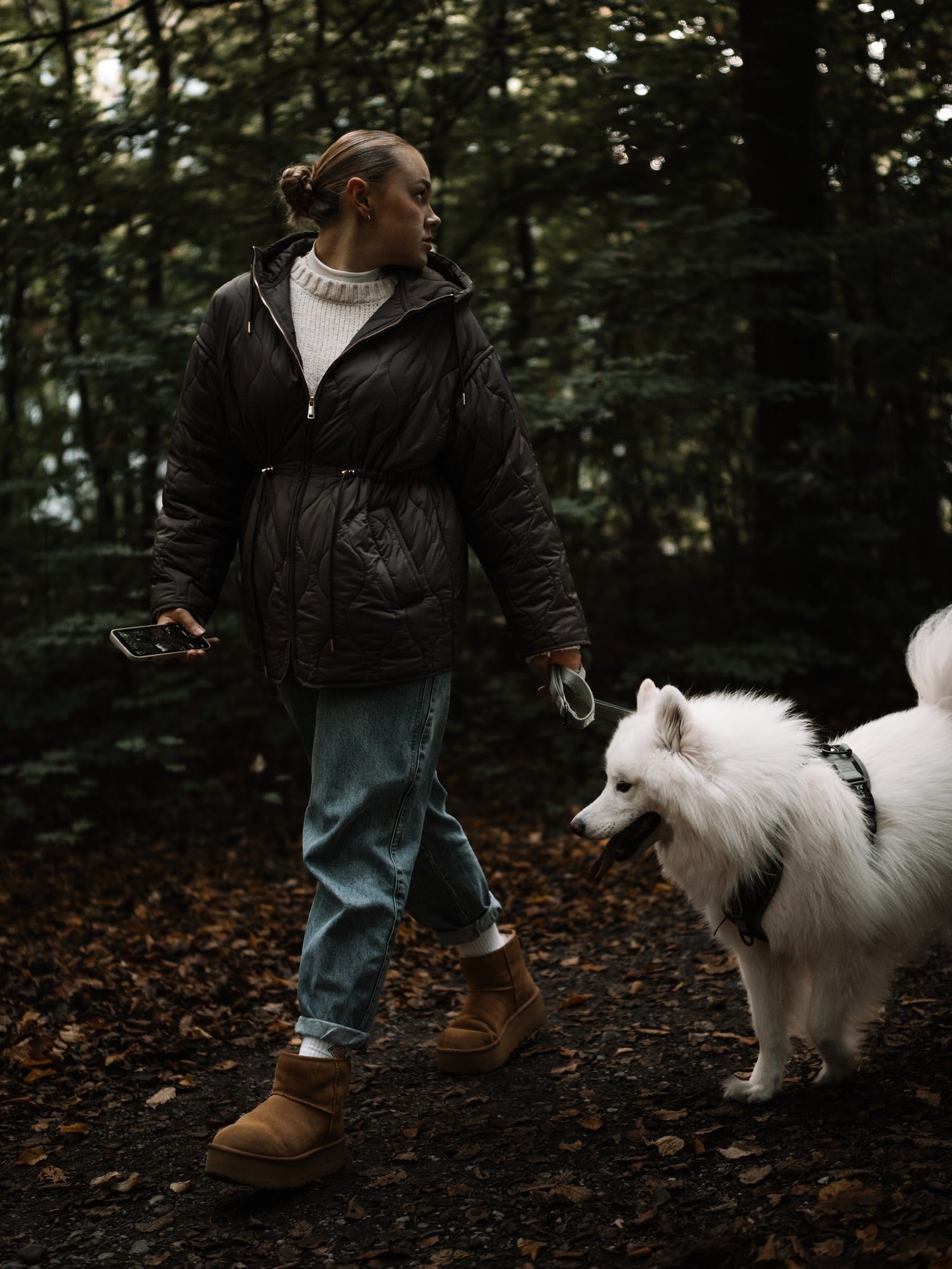 ZEYA - Abbie Hooded Quilted Jacket with Drawstring