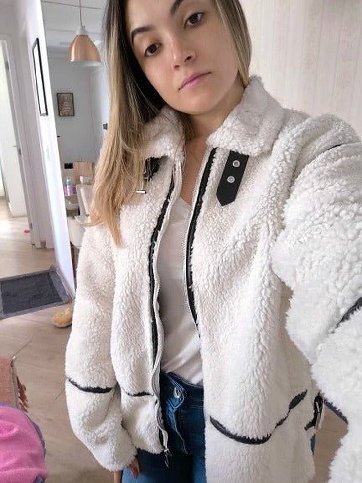 ZEYA - Ahela Boucle Bomber Jacket