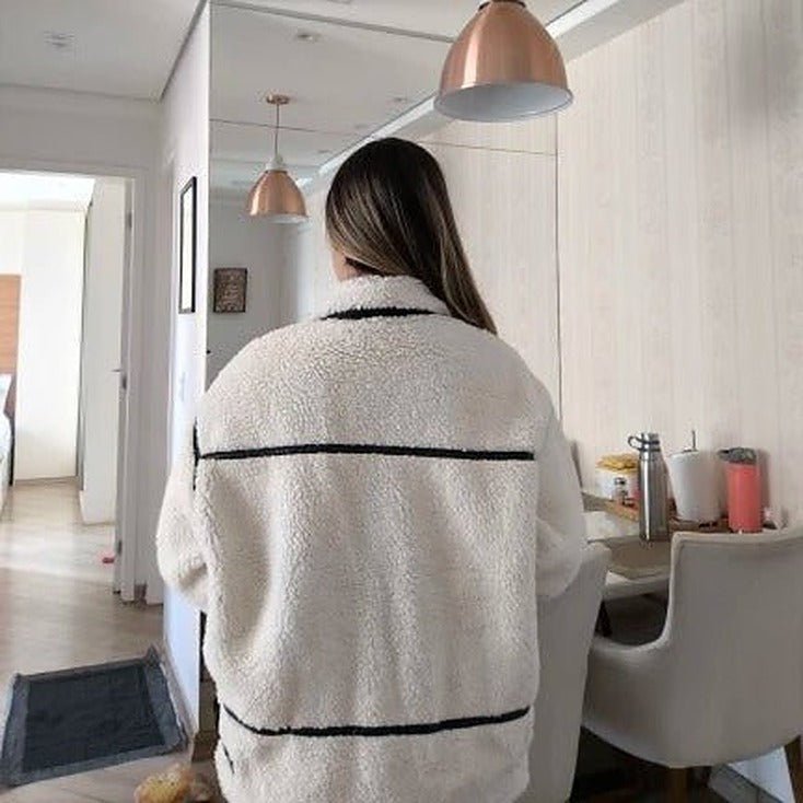ZEYA - Ahela Boucle Bomber Jacket