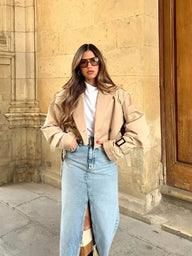 Aimee Cropped Trenchcoat
