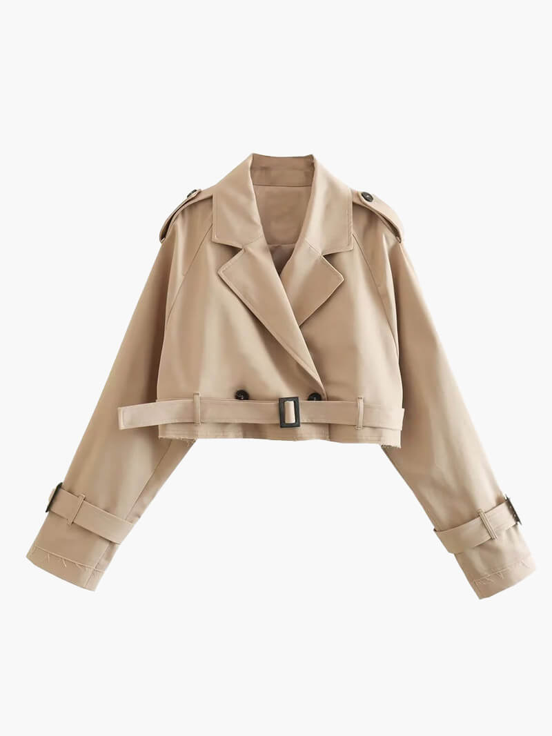 ZEYA - Aimee Cropped Trenchcoat