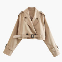 Aimee kurzer Trenchcoat