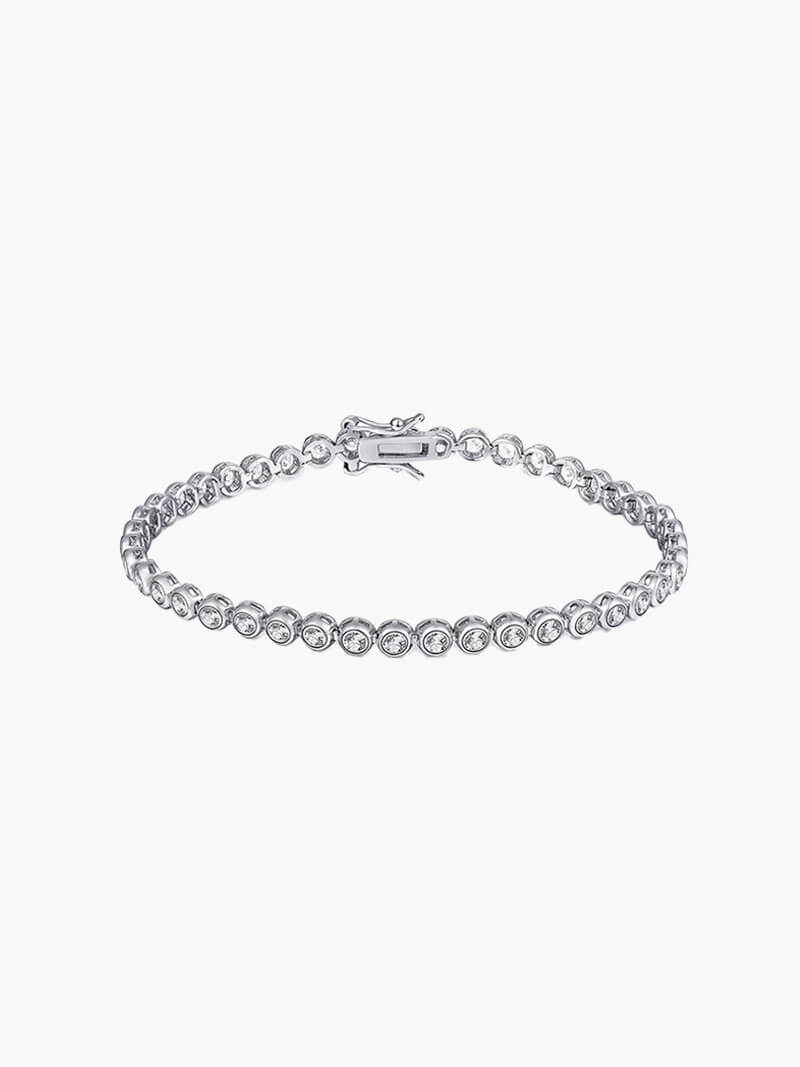 ZEYA - Alba Bezel Tennis Bracelet