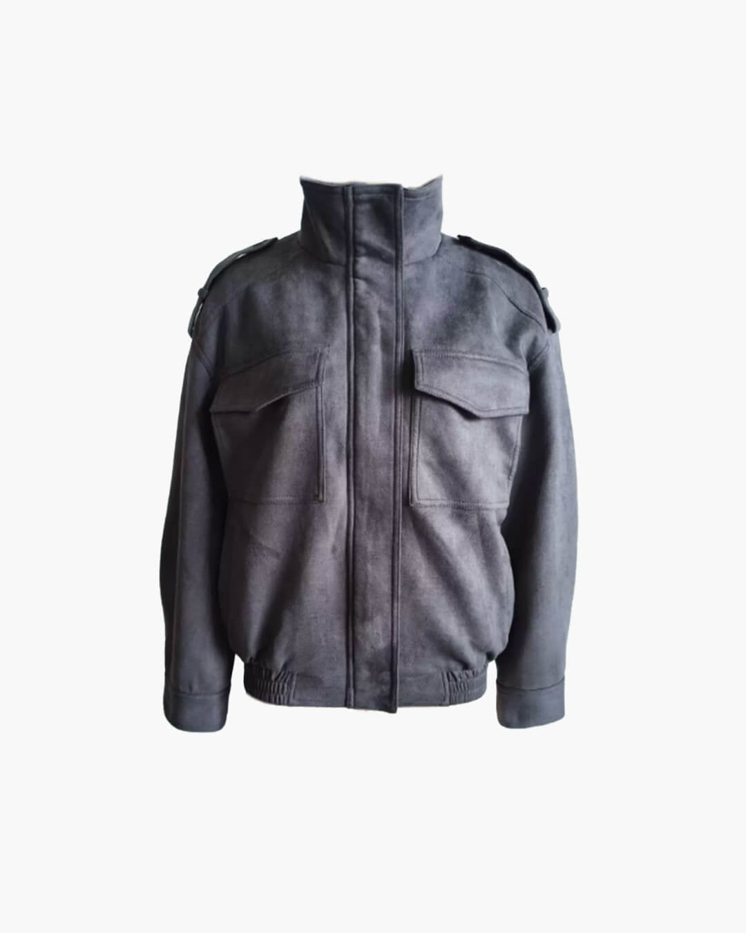 ZEYA - Alexandra High-Neck suede Jacket