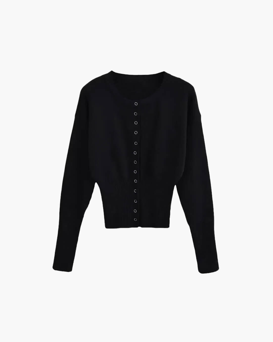 ZEYA - Alicia Cardigan Sweater with Round Neck