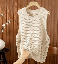 Amaia Hollow Knit Tanktop
