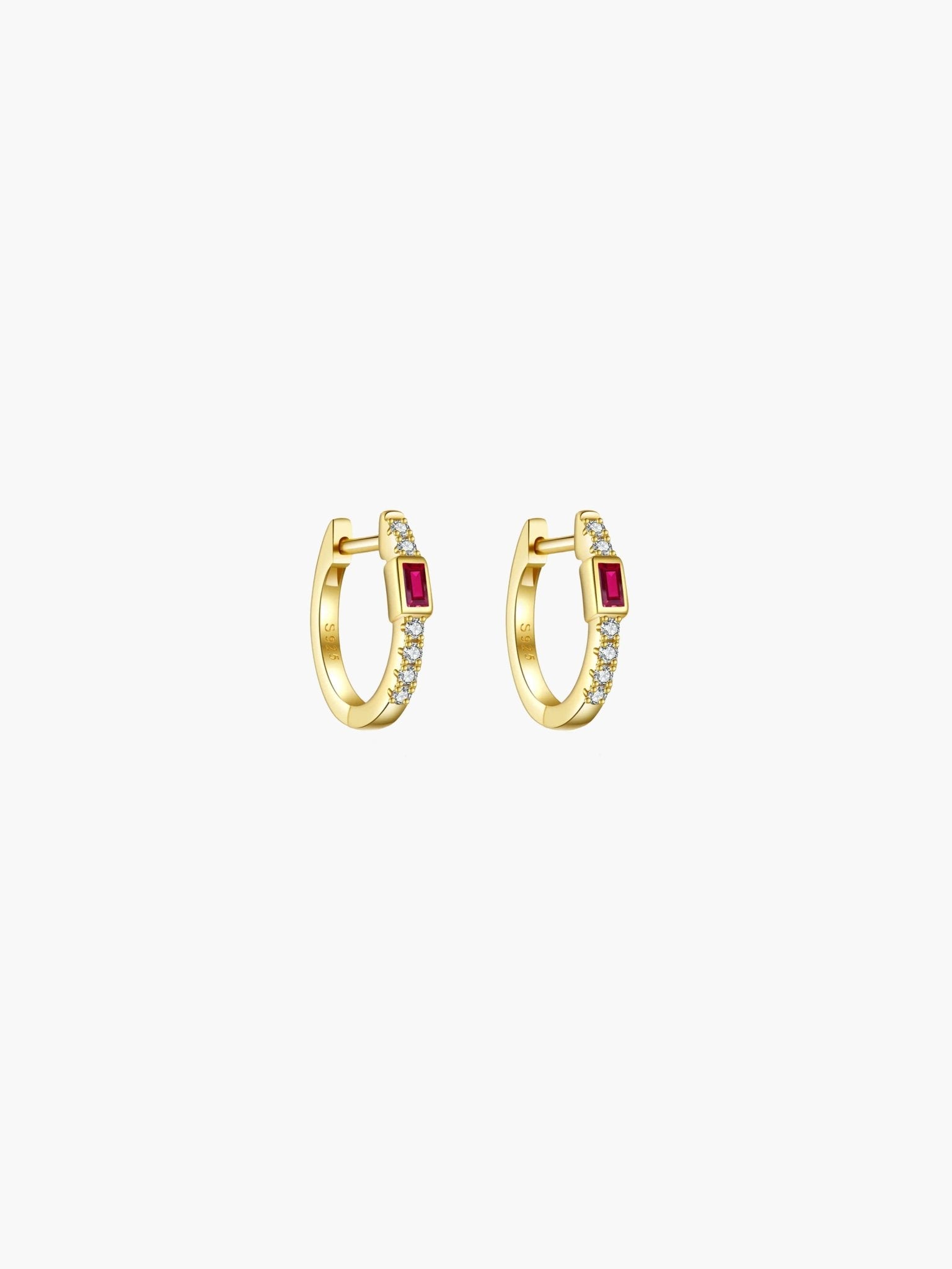 ZEYA - Amber Hoop Earrings