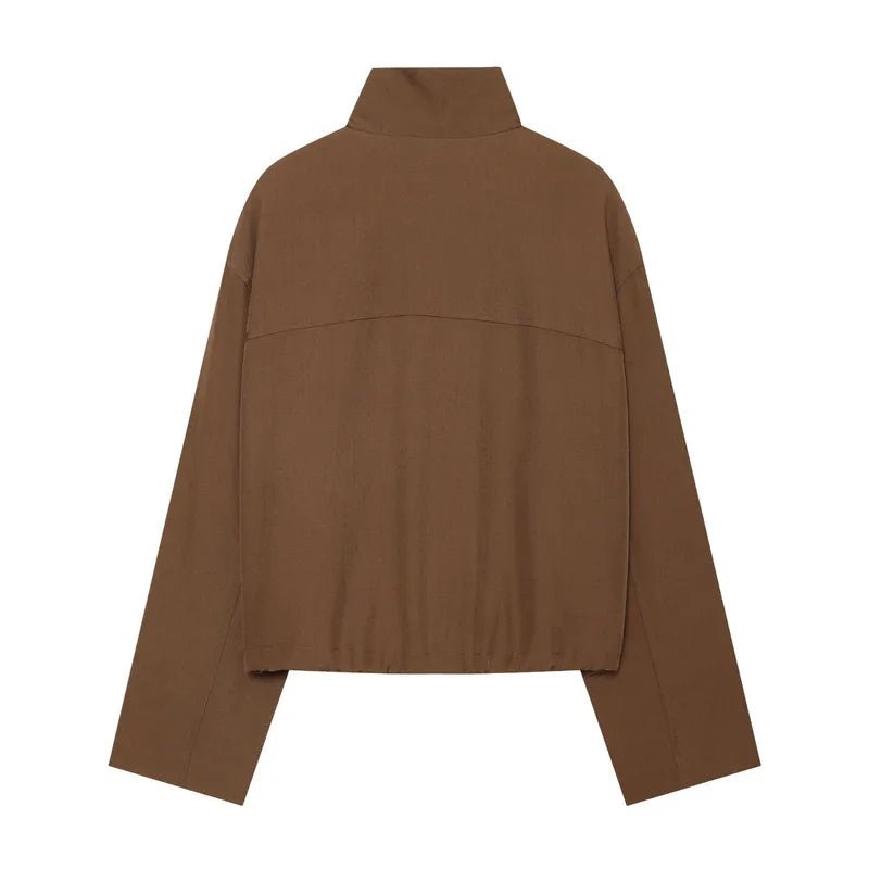 ZEYA - Amelie Brown Zip Jacket