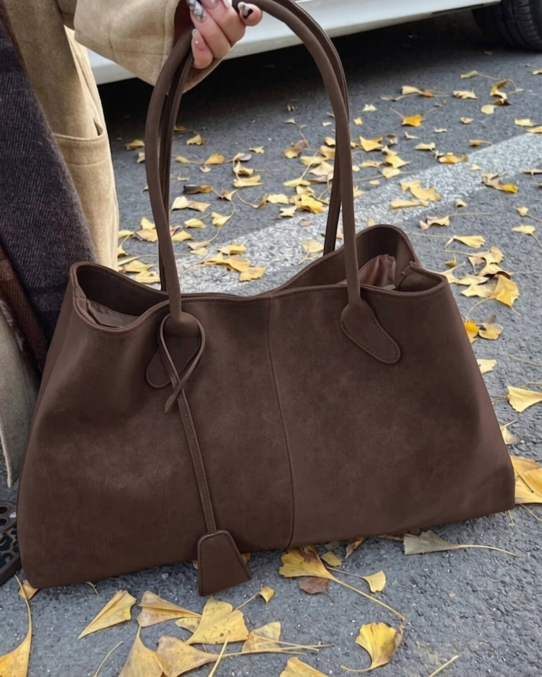 ZEYA - Amira Suede Handbag