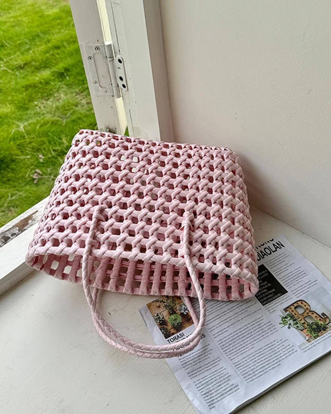 ZEYA - Annie Open-Weave Tote Bag