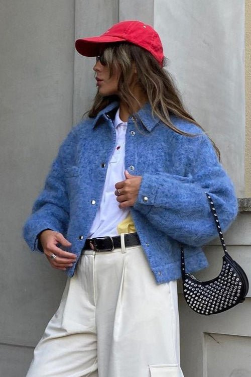 ZEYA - Annie Snap Button Blazer Jacket
