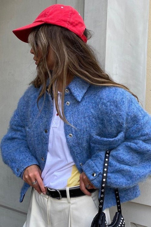 ZEYA - Annie Snap Button Blazer Jacket