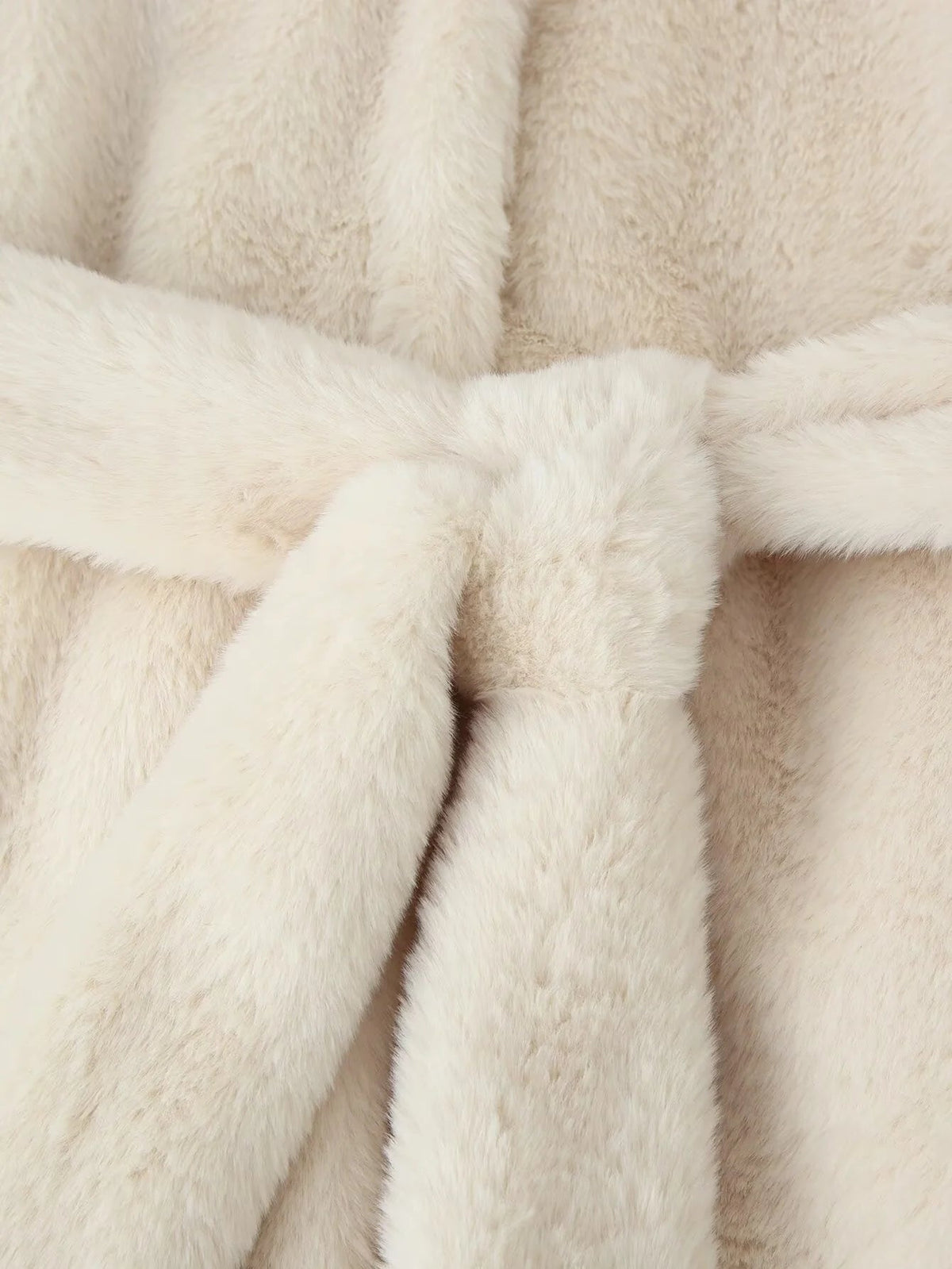 ZEYA - Ariana Faux Fur Coat with Belt