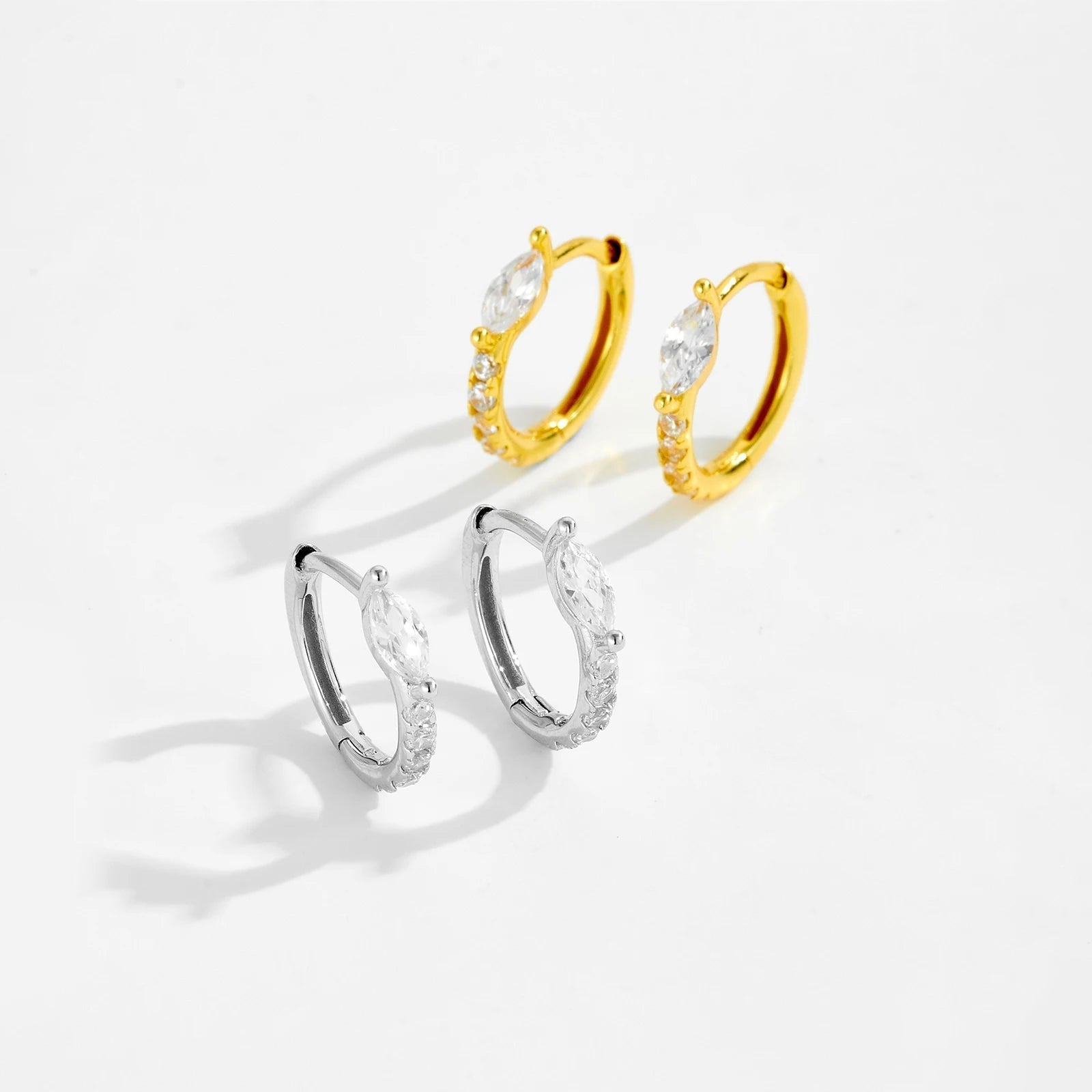 ZEYA - Aubrey Hoop Huggie Earrings