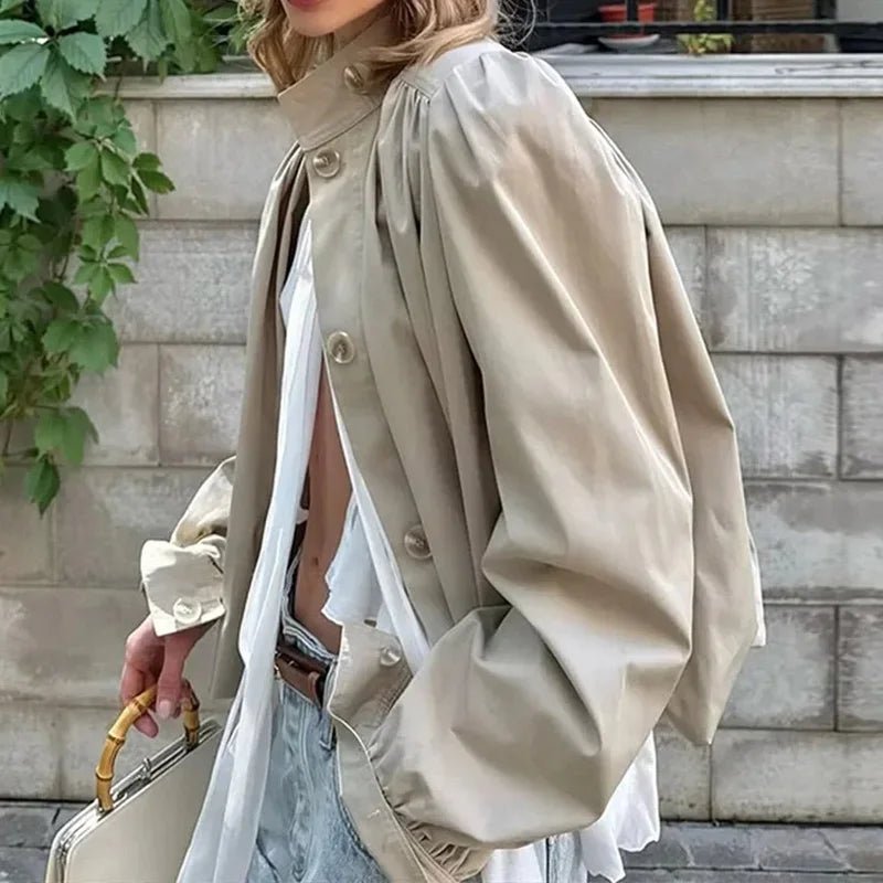 ZEYA - Avery Pleated Cropped Jacket