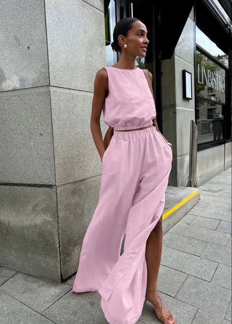 ZEYA - Beatrice Wide - Leg Palazzo Set