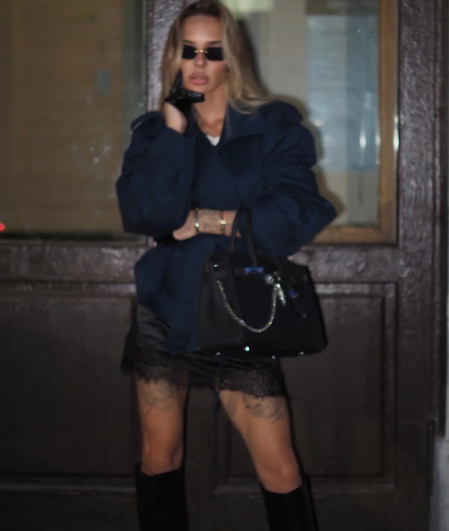 ZEYA - Bellina Belted Short Trench Coat